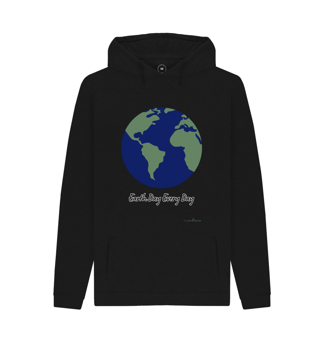 Black Men's Remill\u00ae Hoodie, Eartharia's Signature Collection, Earth Day Every Day