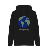 Black Men's Remill\u00ae Hoodie, Eartharia's Signature Collection, Earth Day Every Day