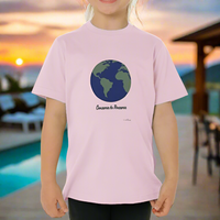 Kids' Basic T-Shirt, Organic Cotton, Recyclable, Eartharia's Signature Collection, Conserve to Preserve