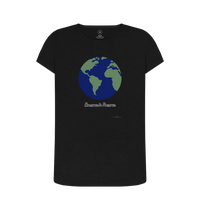 Black Women's Remill\u00ae T-shirt, Eartharia's Signature Collection, Conserve to Preserve